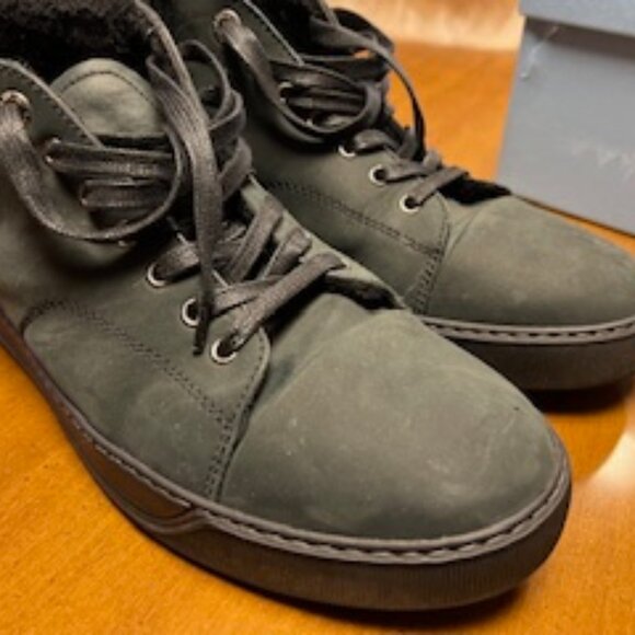 Lanvin Navy Chukka Boots main image 6